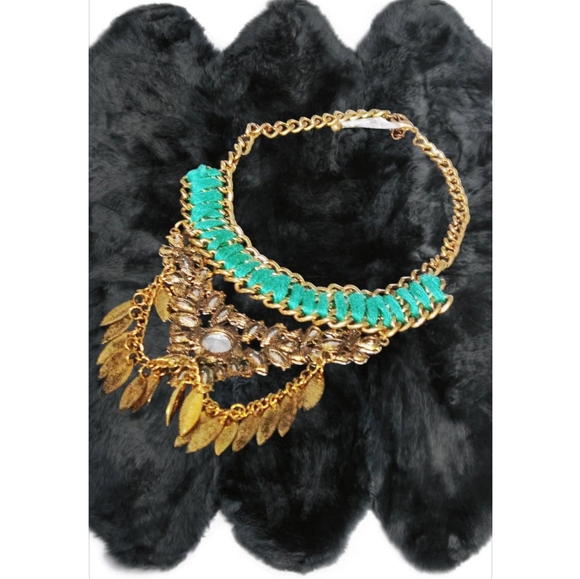 Multicolor Statement Necklace - Picture 7 of 7